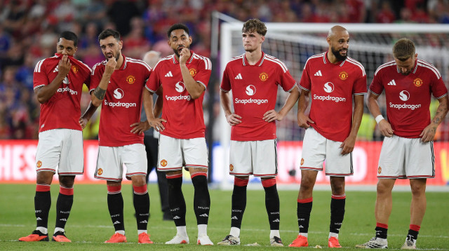 שחקני מנצ'סטר יונייטד (צילום: GettyImages, Charles McQuillan)