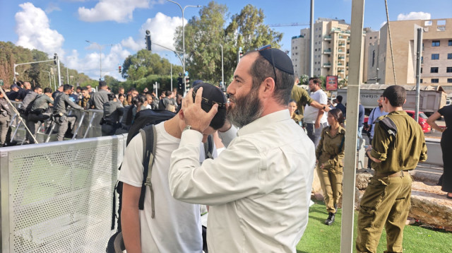 גל גיוס חרדי בתל השומר (צילום: ללא קרדיט)