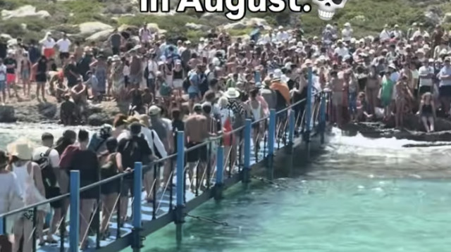 חוף באלוס, כרתים (צילום: רשתות חברתיות)