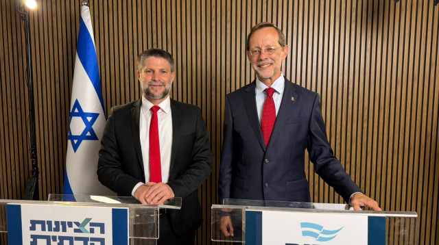 בצלאל סמוטריץ' ומשה פייגלין סיכמו על ריצה משותפת (צילום: שימוש חופשי)