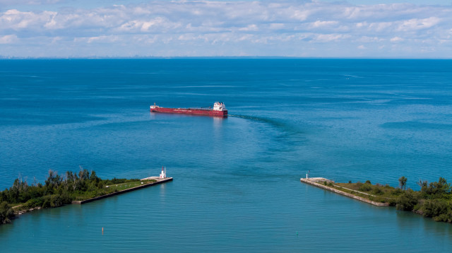 ימת אונטריו או "ימת אמריקה" (Lake Ontario) (צילום: רויטרס)
