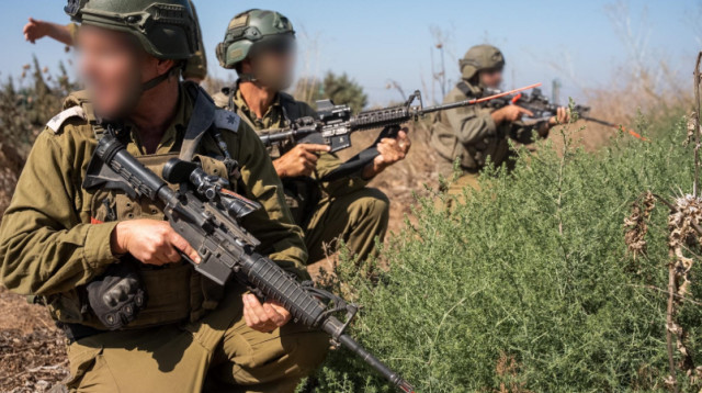 תרגיל חיילי צה"ל במרחב רמת הגולן (צילום: דובר צה"ל)