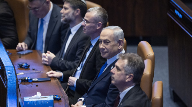 בנימין נתניהו בכנסת  (צילום: יונתן זינדל, פלאש 90)