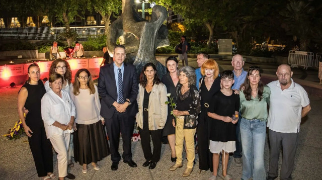 54 שנים של זיכרון – טקס האזכרה לי"א חללי מינכן (צילום: עודד קרני)