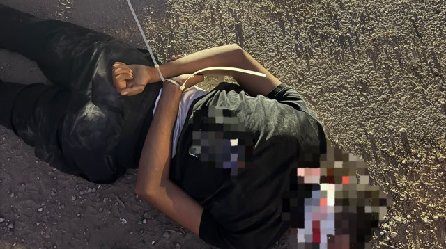 אחד החשודים בירי בלוד שנעצר (צילום: דוברות המשטרה)