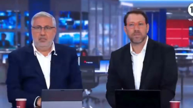 יעקב ברדוגו ויהודה שלזינגר בערוץ 14 (צילום: צילום מסך רשת X)