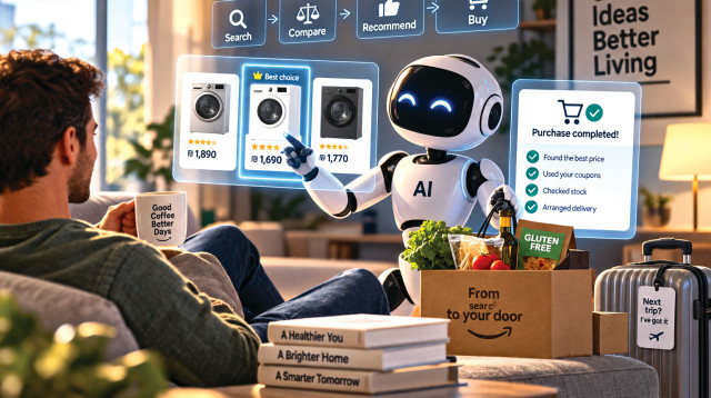 סוכן בינה מלאכותית, אילוסטרציה (צילום: AI)