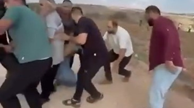 פלסטיני נפצע באירוע אלימות בשומרון (צילום: שימוש לפי סעיף 27א')