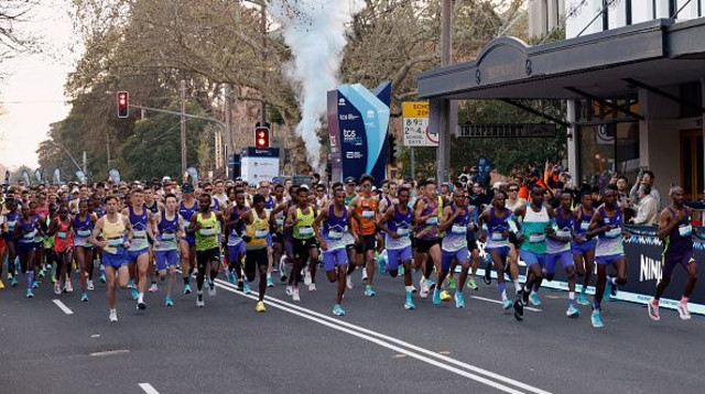 מרתון סידני (צילום: Izhar KHAN / AFP via Getty Images)