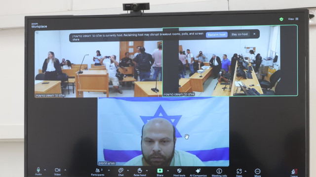 יאן שמלא במשפט היום בבית המשפט המחוזי בירושלים (צילום: מארק ישראל סלם)