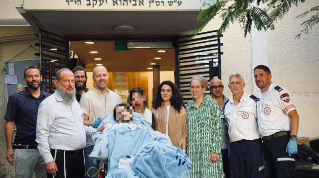 א' מאושפז בשבועות האחרונים ביחידה לשיקום נשימתי (צילום: ליאור חיים ברקוביץ')