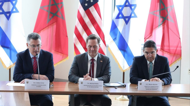 גדעון סער, נאסר בוריטה, מייק וולץ (צילום: צילום מסך לפי סעיף 27א)