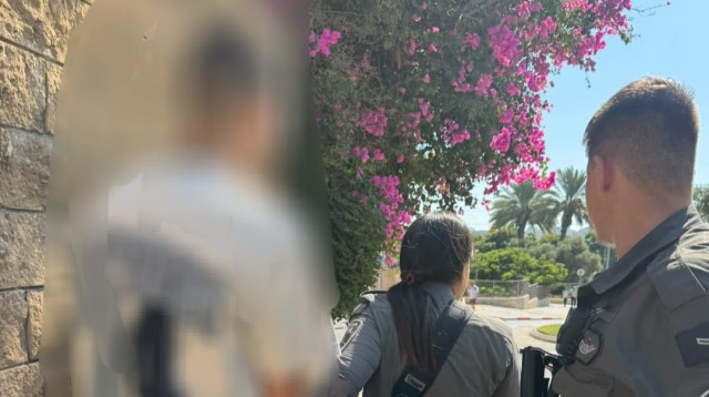 מעצר החשודים באירוע (צילום: דוברות המשטרה)