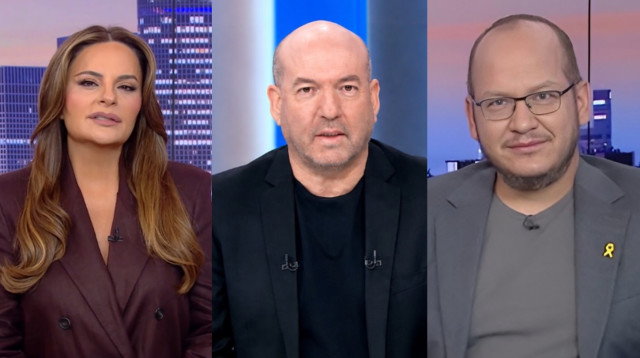 אופירה אסייג, אייל ברקוביץ׳, חיים לוינסון (צילום: קשת 12,רשת 13)