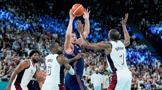 יוקיץ', לברון ג'יימס, דוראנט ואמביד (צילום: Eurasia Sport Images / Contributor)