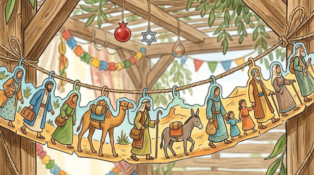 סוכות (צילום: AI)
