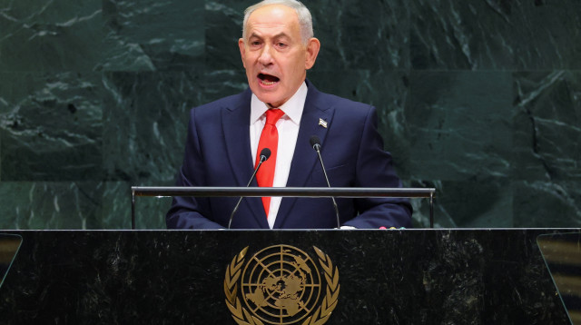 בנימין נתניהו באו"ם (צילום: רויטרס)