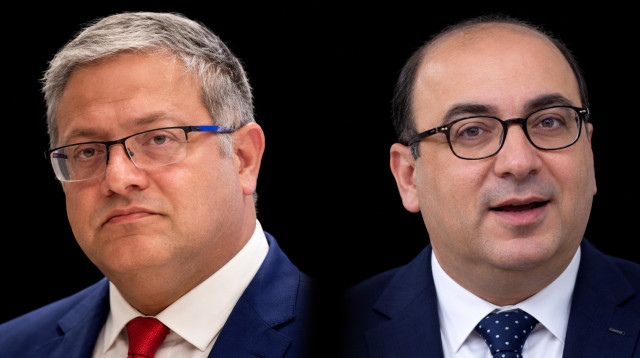 איתמר בן גביר, סמי אבו שחאדה (צילום: אבשלום ששוני,מרים אלסטר, פלאש 90)
