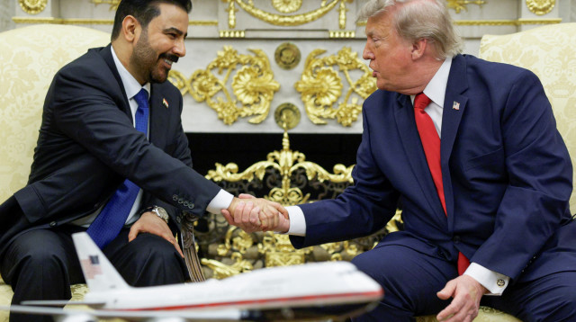 טראמפ ואל זיידי (צילום: REUTERS)