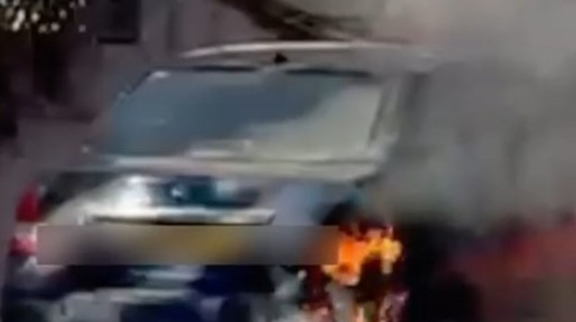 הרכב המוצת (צילום: דוברות המשטרה)