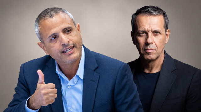גיא בוסי ורונן צור (צילום: רמי זרנגר,יונתן זינדל פלאש 90,בינה מלאכותית)