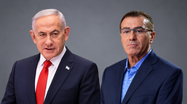 שלומי אלדר, בנימין נתניהו (צילום: תומר נויברג, פלאש 90,אריה לייב אברמס, פלאש 90,בינה מלאכותית ושיפור צילום)