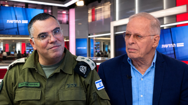 אהוד יערי, אביחי אדרעי (צילום: פלאש 90,צילום מסך)
