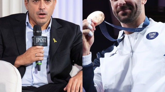 פיטר פלצ'יק ועמיחי שיקלי (צילום: GettyImages)