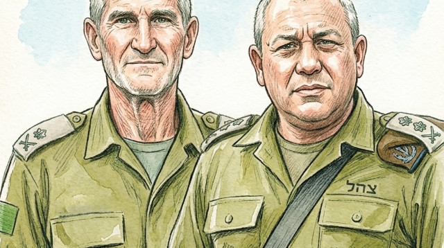 יאיר גולן וגדי איזנקוט (צילום: AI)