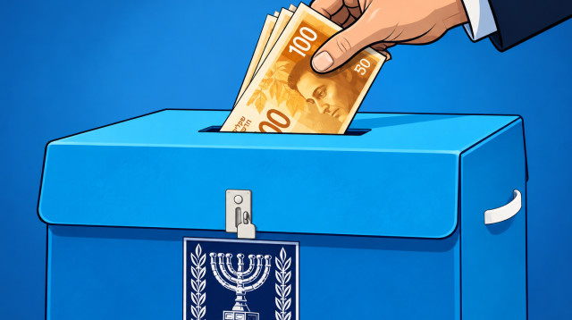 קלפי, שטרות (צילום: בינה מלאכותית)