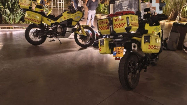זירת האירוע בשפלה (צילום: תיעוד מבצעי מד"א)
