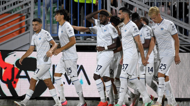 שחקני לאציו חוגגים (צילום: GettyImages, Marco Rosi - SS Lazio)