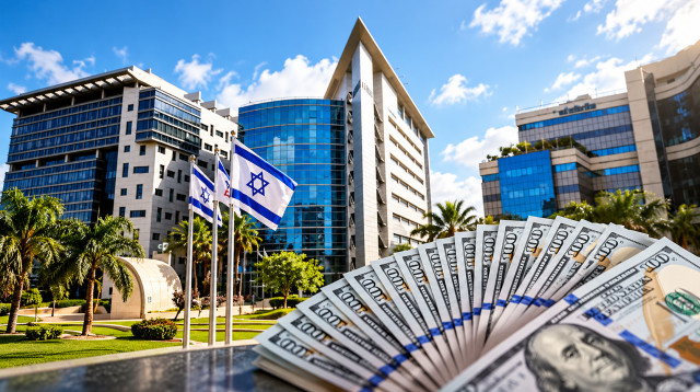 מרכז הייטק, דולרים (צילום: פלאש 90,רויטרס)