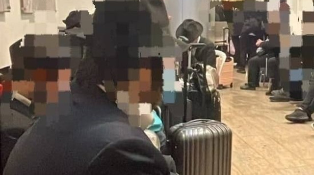 מעצר עריקים חרדים בנתב"ג (צילום: שימוש לפי סעיף 27א')