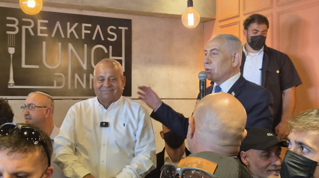 נתניהו בדימונה (צילום: פרטי)