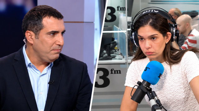 מוריה אסרף, ירון אברהם (צילום: צילום מסך חדשות 12,צילום מסך 103FM,איור: מעריב אונליין)