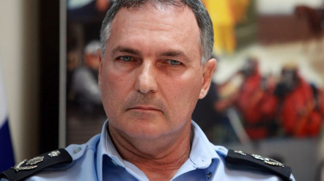 רנ"צ יוחנן דנינו מפכ"ל משטרת ישראל (צילום: יונתן סינדל, פלאש 90)
