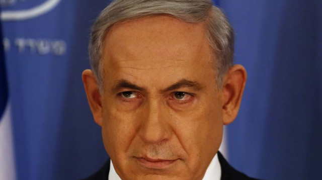 בנימין נתניהו במסיבת עיתונאים לאחר צוק איתן  (צילום: פלאש 90)