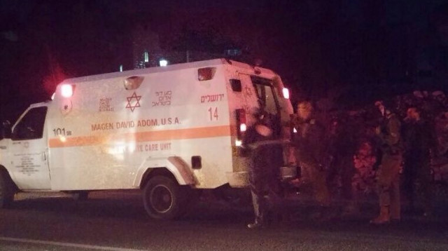 פיגוע דריסה בגוש עציון חיילים נפצעו 5.11.14 (צילום: דוברות הר חברון)