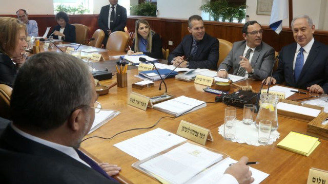 ישיבת ממשלת ישראל ראש הממשלה (צילום: מרק ישראל סלם)
