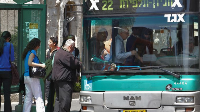 אוטובוס אגד בירושלים (צילום: נתי שוחט, פלאש 90)