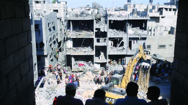 הריסות ברפיח לאחר צוק איתן (צילום: רויטרס)