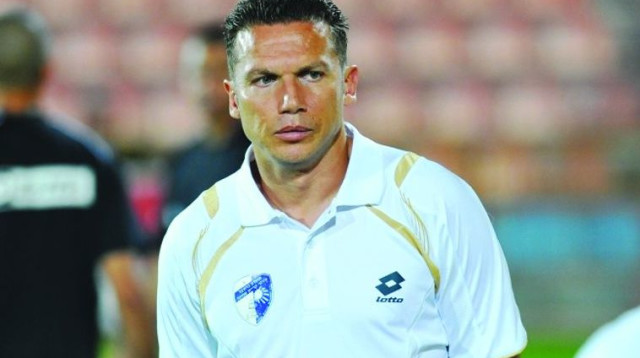 ברק בכר מאמן הפועל קריית שמונה (צילום: אסף קליגר)