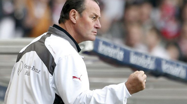 הוב סטיבנס, מאמנה החדש של שטוטגרט (צילום: רויטרס)