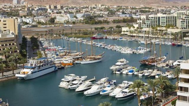 אילת תיירות בתי מלון מרינה (צילום: פלאש 90)