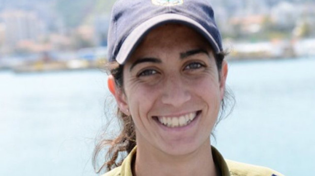 סגנית מפקדת ספינה ראשונה בחיל הים (צילום: דובר צה"ל)