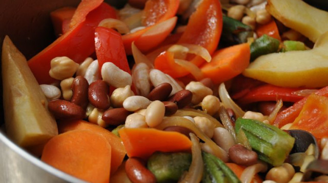 ארוחה טבעונית (צילום: פסקל פרץ רובין)