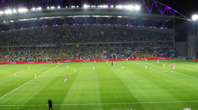 האצטדיון בנתניה (צילום: פלאש 90)