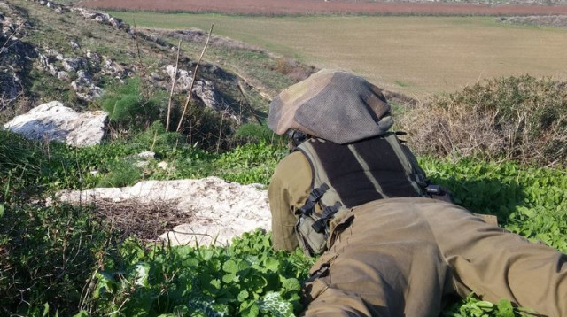 תרגיל של חטיבת גולני גדוד 13 (צילום: נועם אמיר)