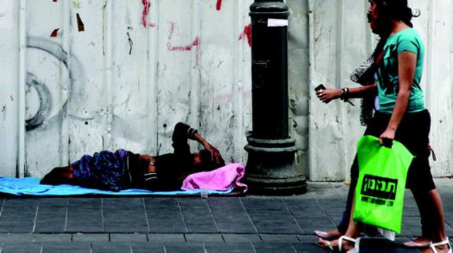 עוני בישראל (צילום: מרק ישראל סלם)